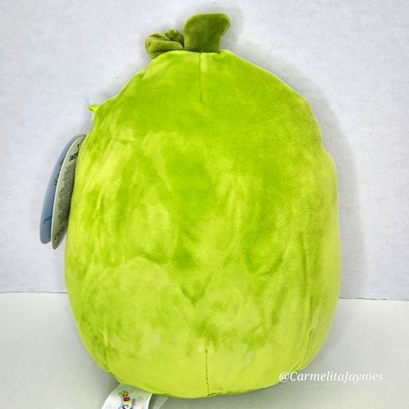 CHARLES 🥒 HTF 8" Pickle w Mustache Original Squishmallow by Kelly Toy ☆ NWT ☆ - Picture 5 of 8